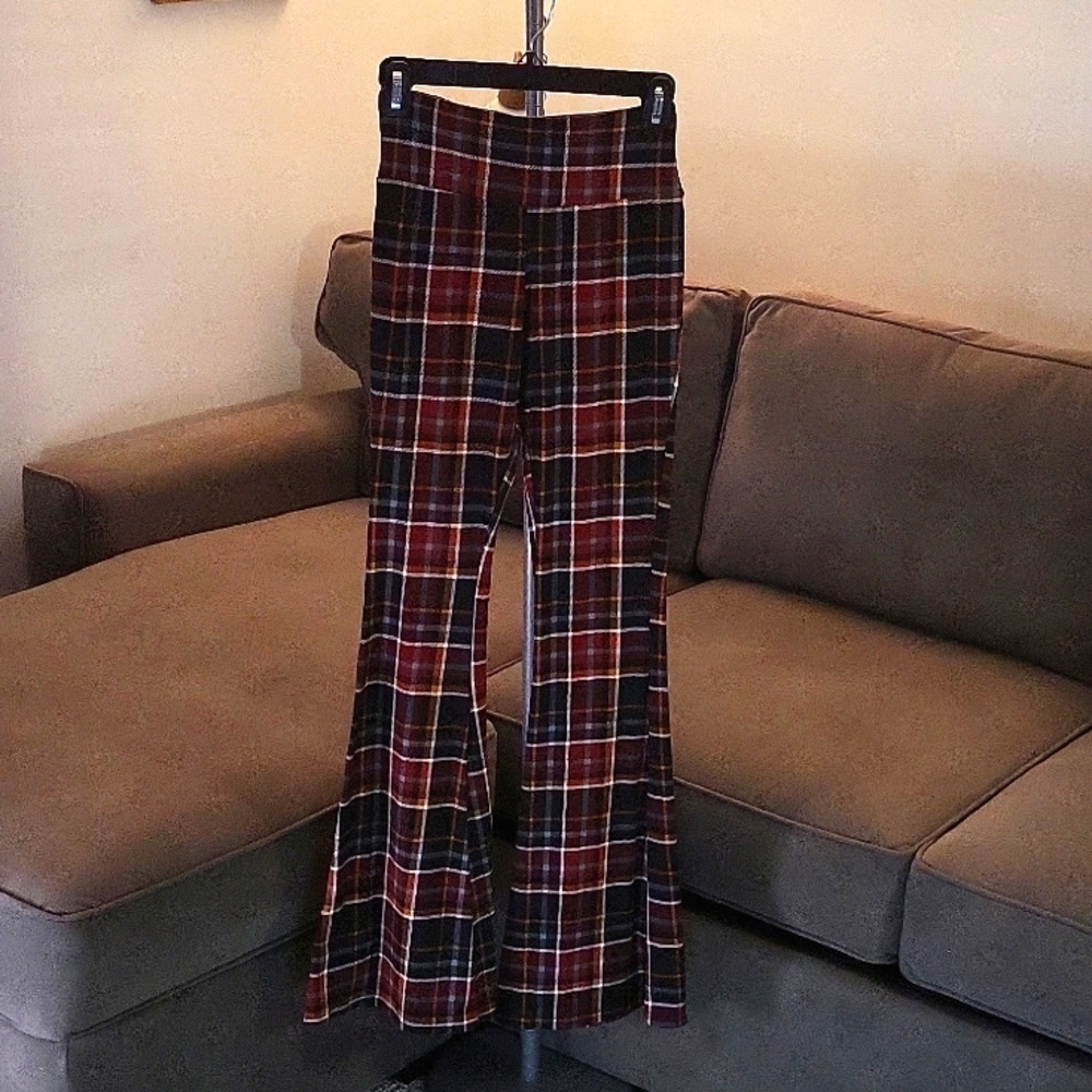 Plaid festival pants